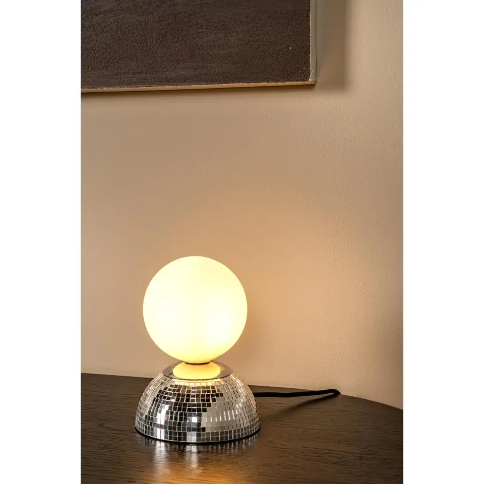 Lucide GLITZER Tafellamp - Zilver