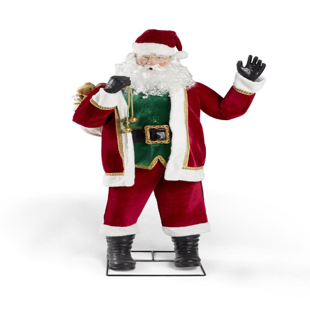 Automate Père-No&euml;l sonore et animé H190cm