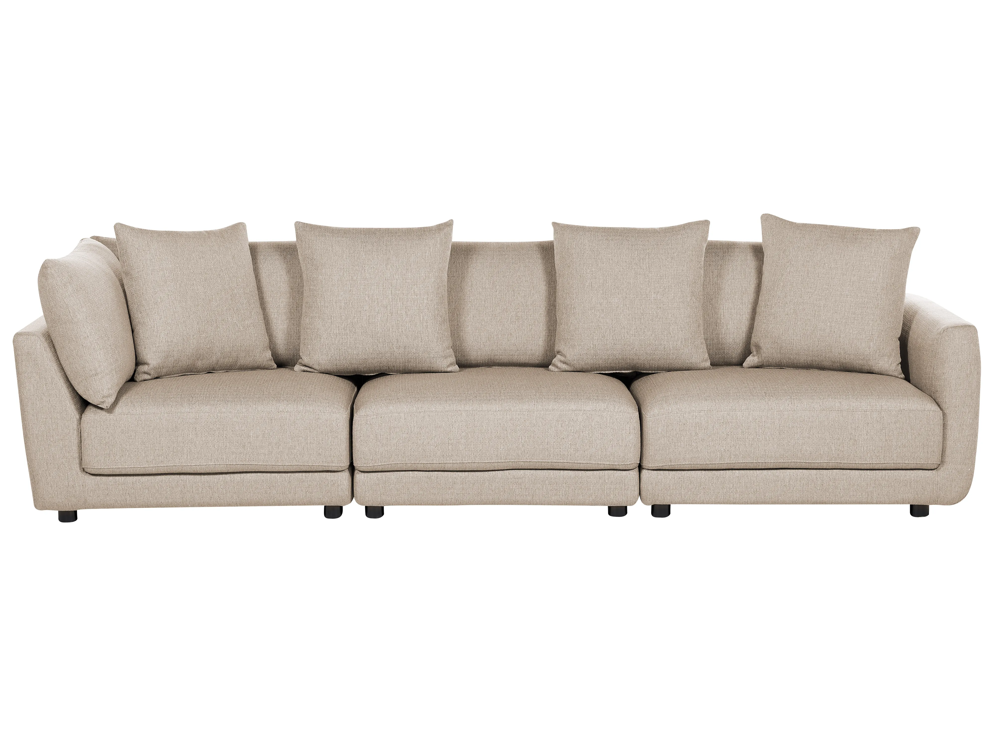 Ottoman SIGTUNA Fabric Beige