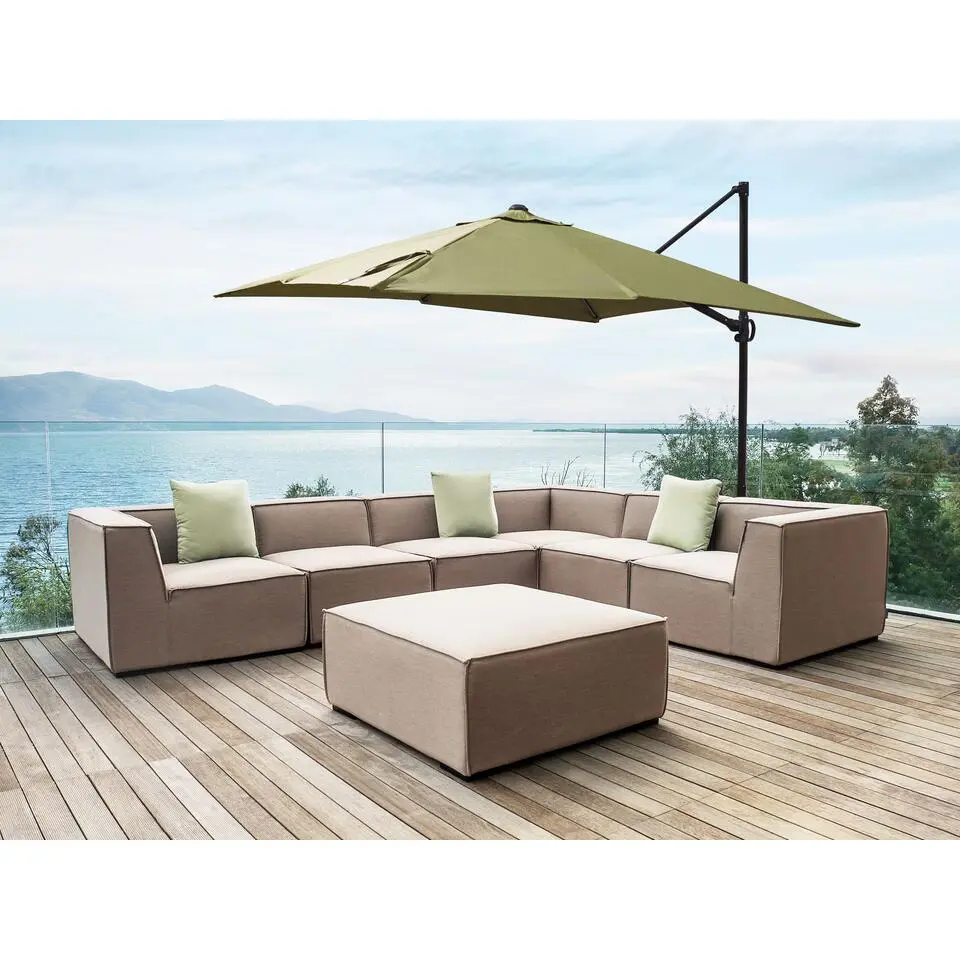 MONZA II - Zweefparasol - Groen - Polyester