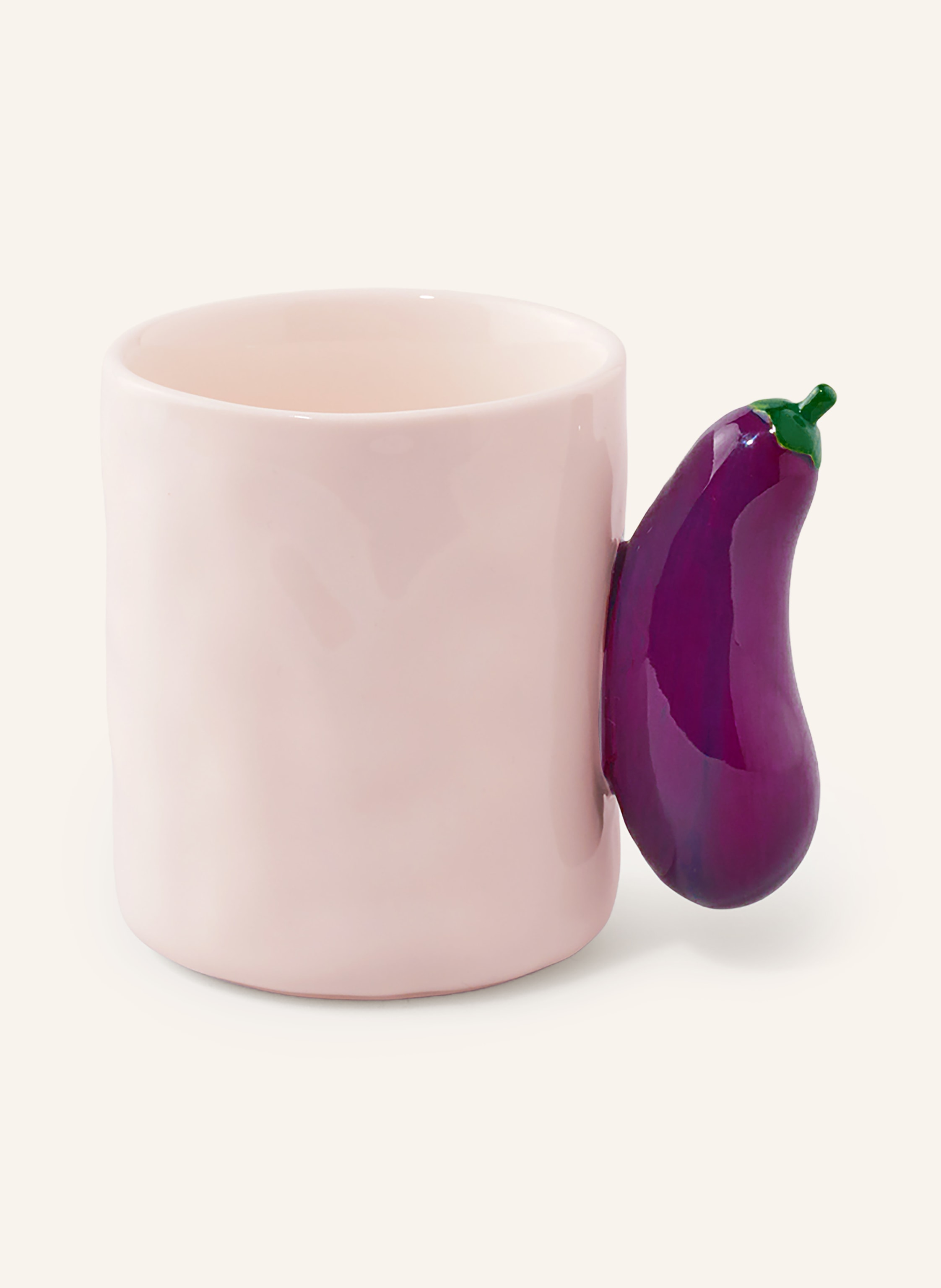 fluid MARKET Henkelbecher EGGPLANT