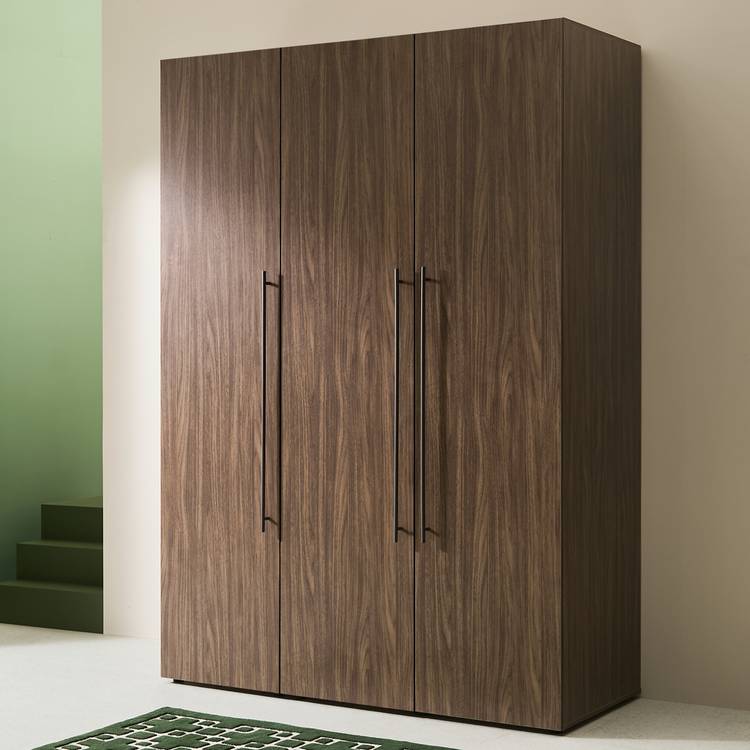 Habitat Atlas 3 Door Wardrobe - Walnut