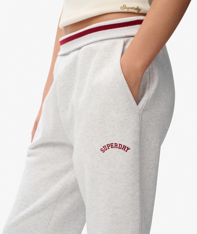 Athletic Essentials Logo Low Rise Flare Jogger