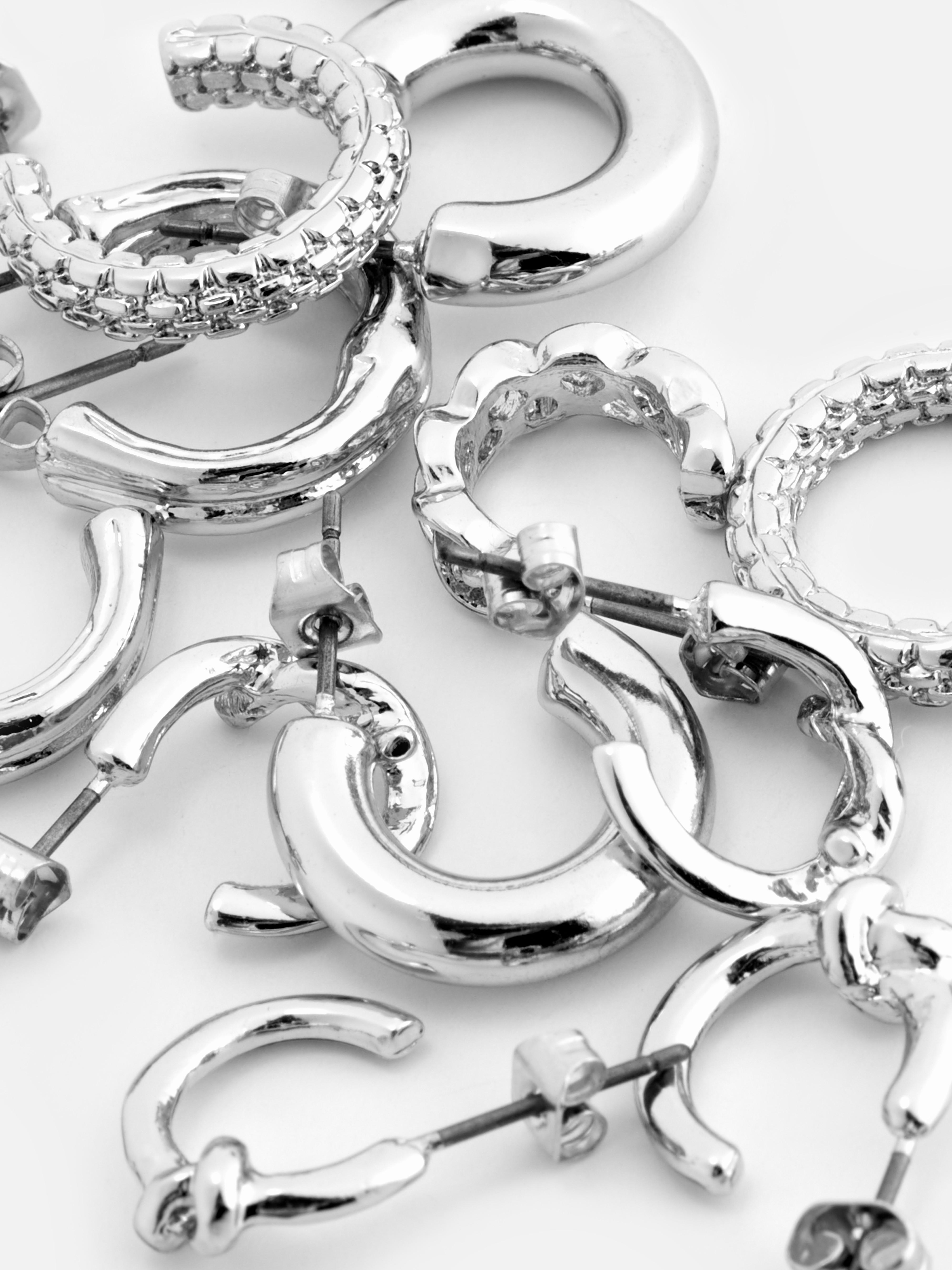 6pk The Edit Twisted Hoops