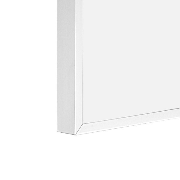 Panneau rayonnant électrique WarmlyYours, blanc, 600 W, 60x90 cm, silencieux, sur pied, en aluminium
