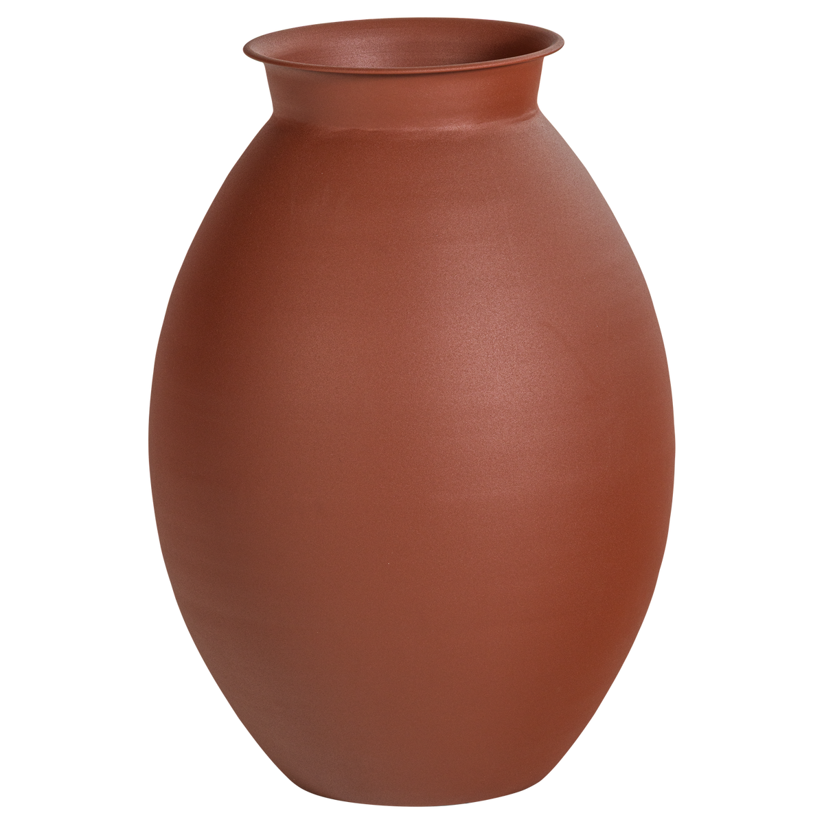 WOOOD vaas xxl Caro - Metaal - Bruin - 70x50x50