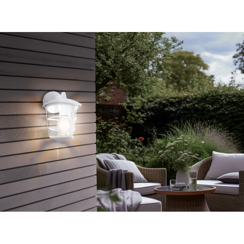 Applique extérieure Aloria suspendue blanche E27 60 W EGLO