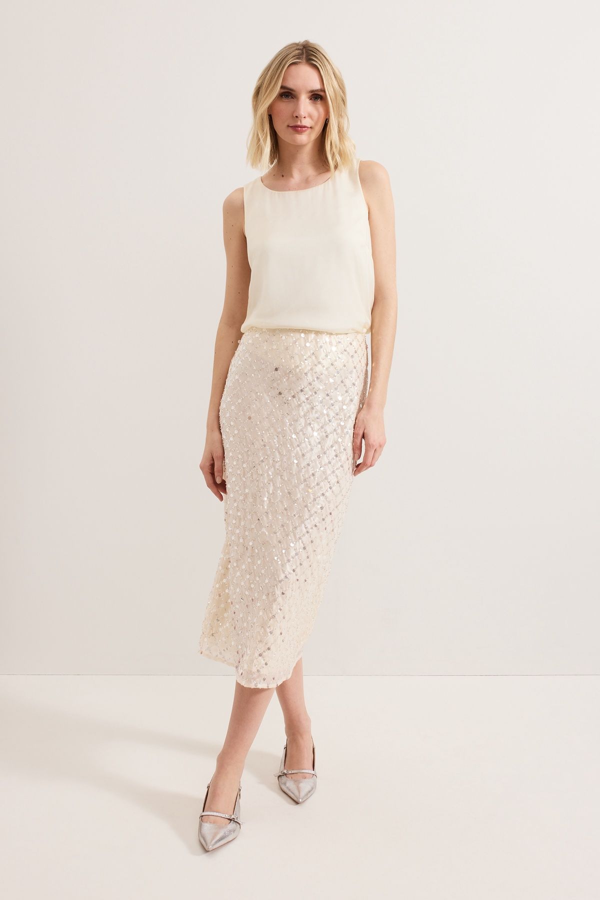 Phase Eight Daya Silk Cami Blouse