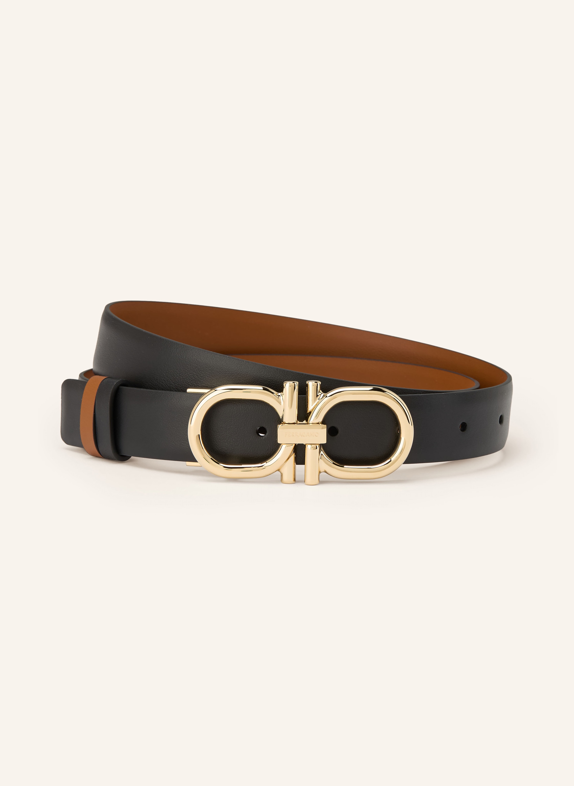 FERRAGAMO Ledergürtel zum Wenden