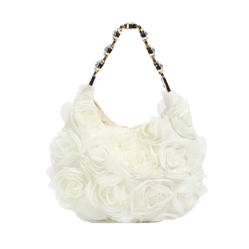 PEACH ACCESSORIES Rosebud Mini Shoulder Evening Bag