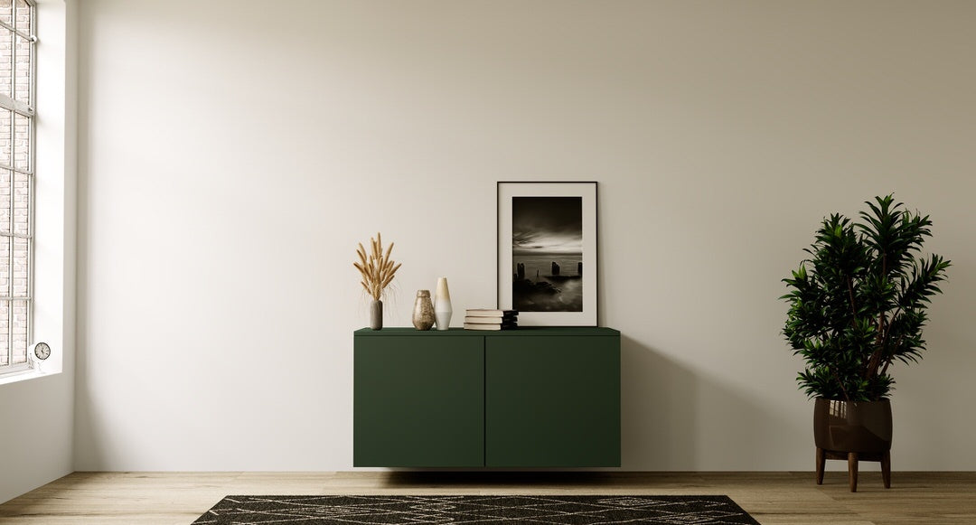 Artego Design Neve Soft Pro 123 cm Zwevend Dressoir Groen