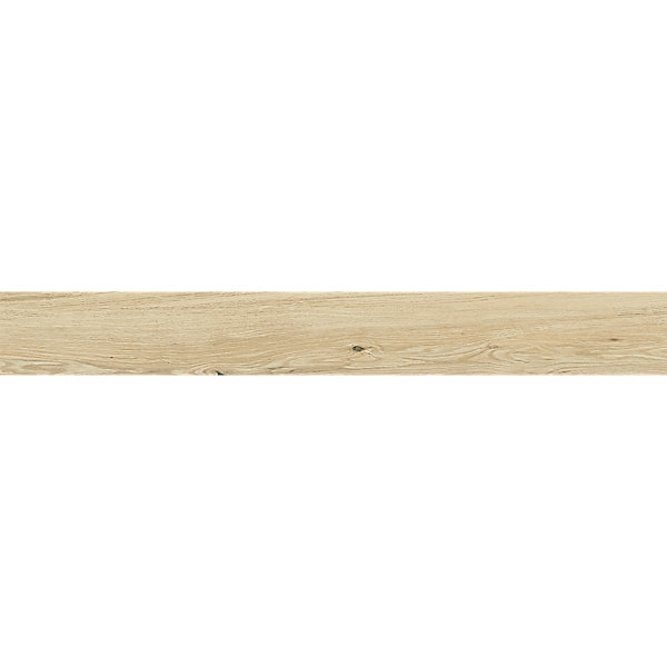 4 Plinthes carrelage effet bois brut mat L.60 x l.7 cm x ép.8 mm, Basilio