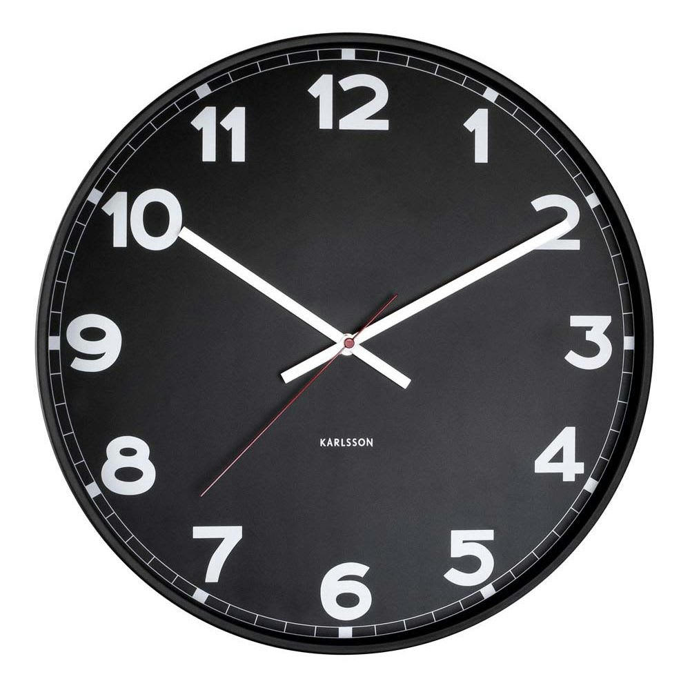 NEW CLASSIC - Horloge ronde en métal new classic 40 cm noir