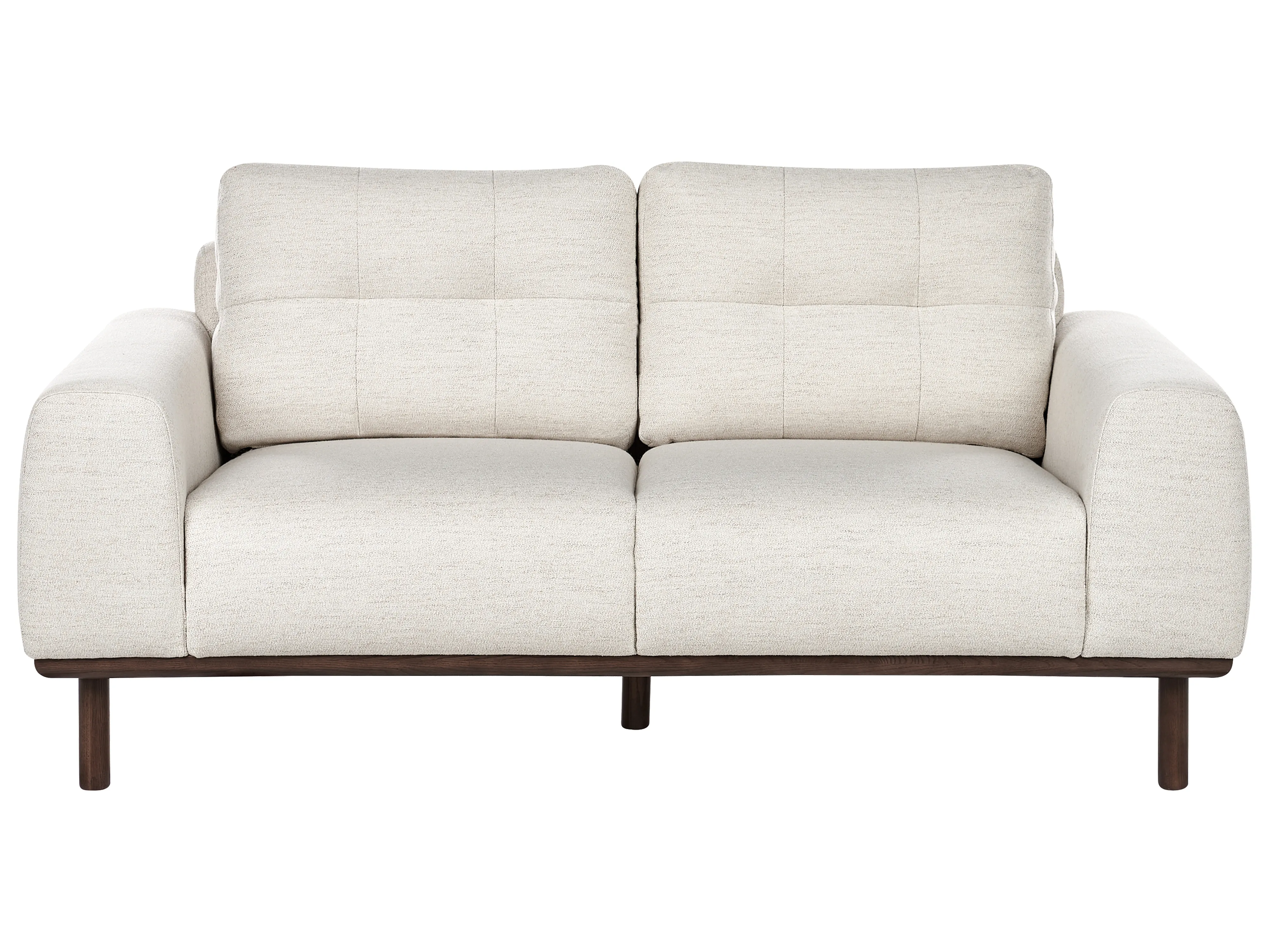 Sofa 2 Seater LAURILA Fabric Light Beige