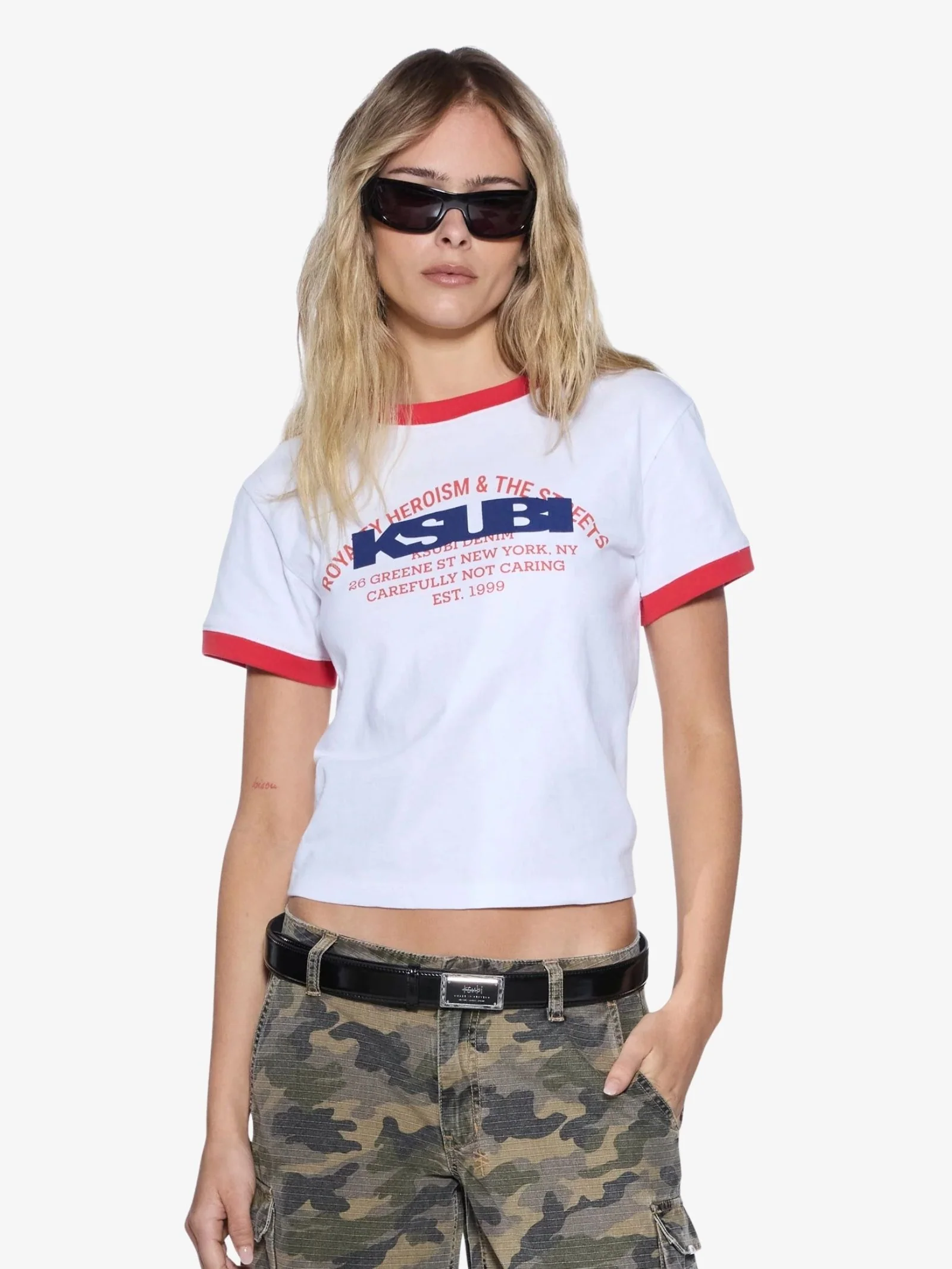 Varsity Shrunken Short Sleeve Tee