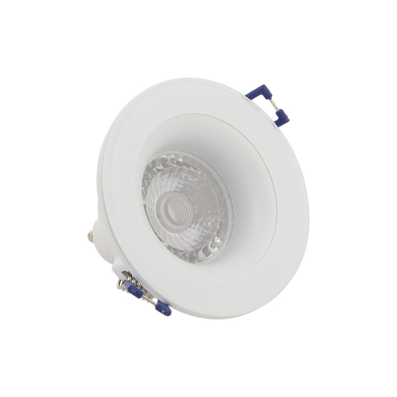 Spot encastrable LED aluminium blanc GU10 blanc neutre IP44 345 lm 5 W 3 pièces XANLITE