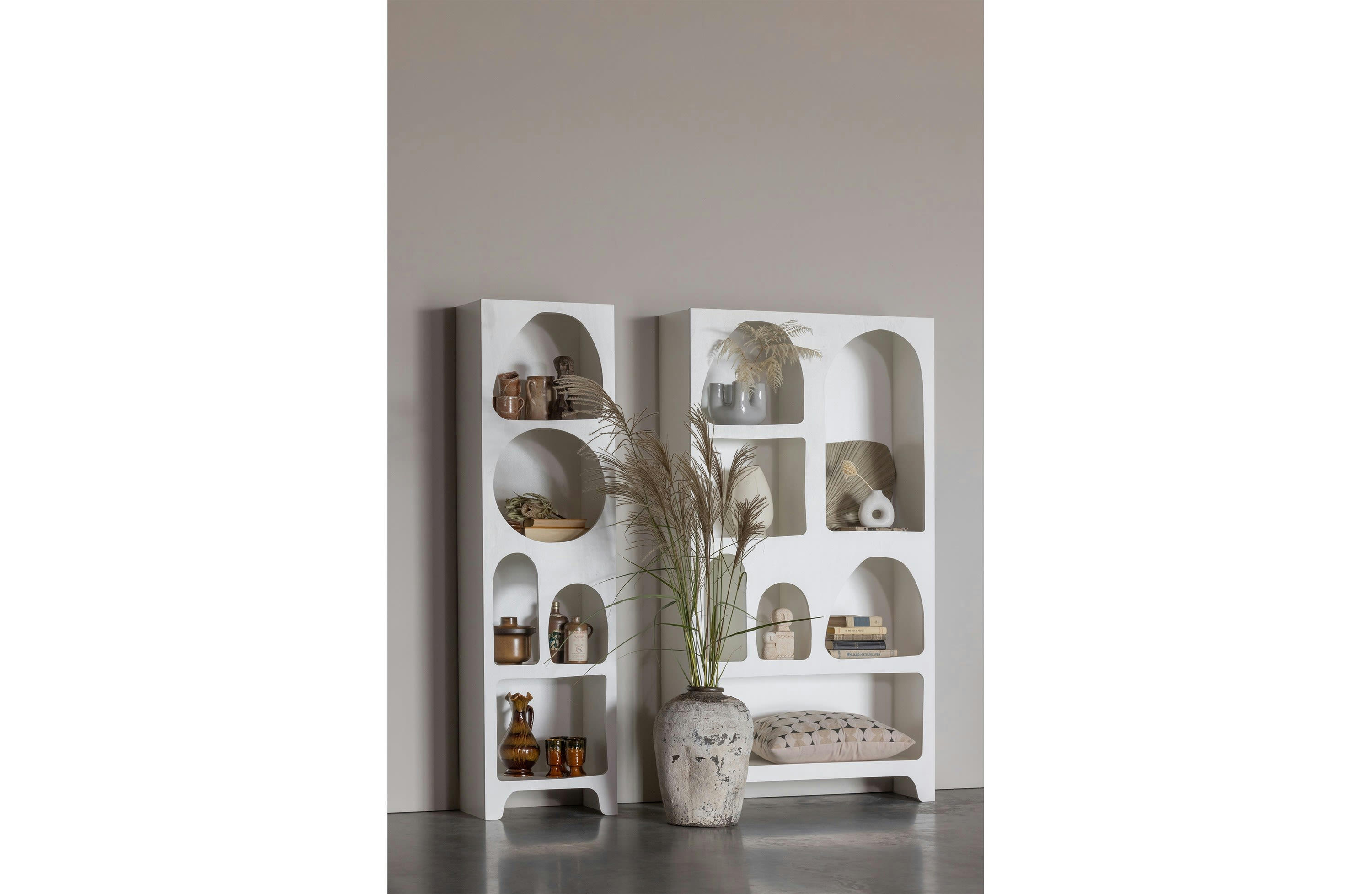 CAZ - Grande étagère en contreplaqué blanc