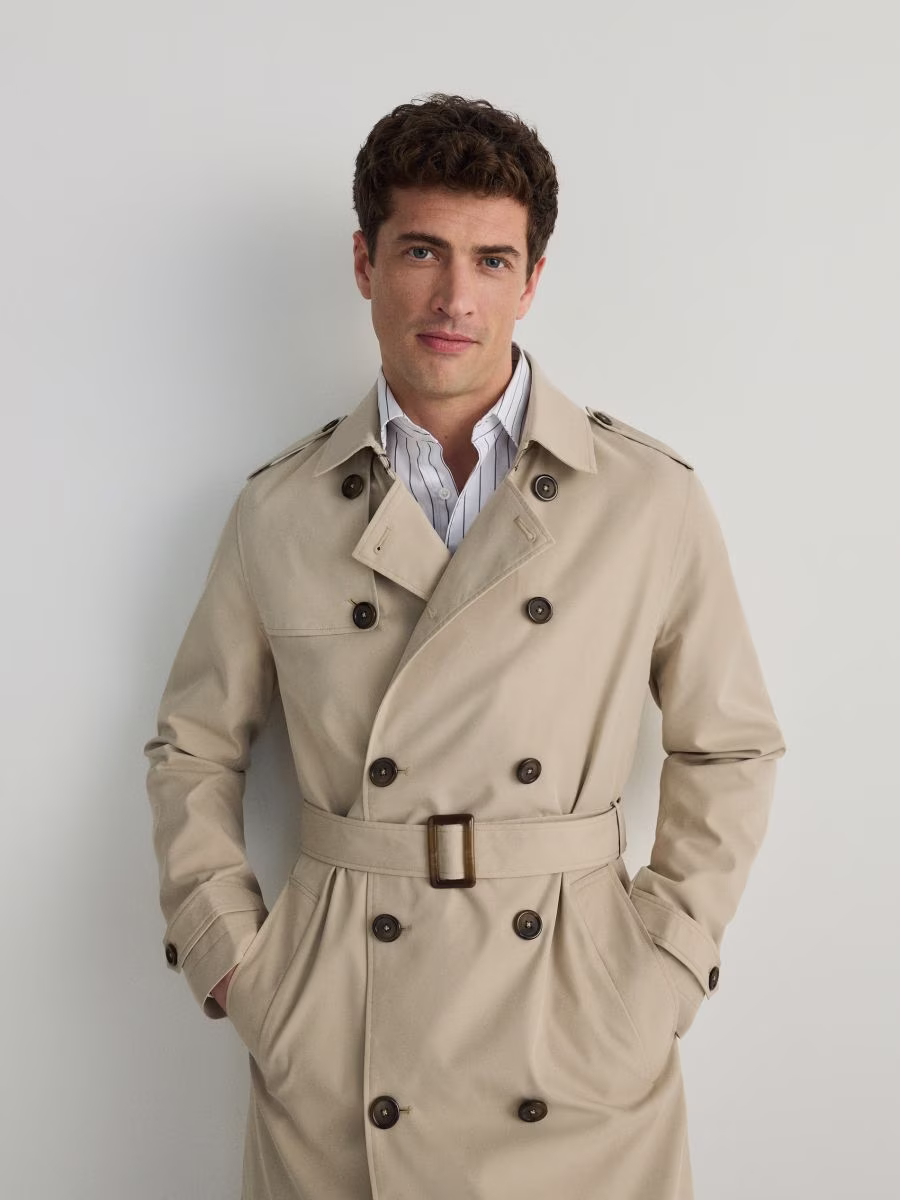 Trench Coat With Belt