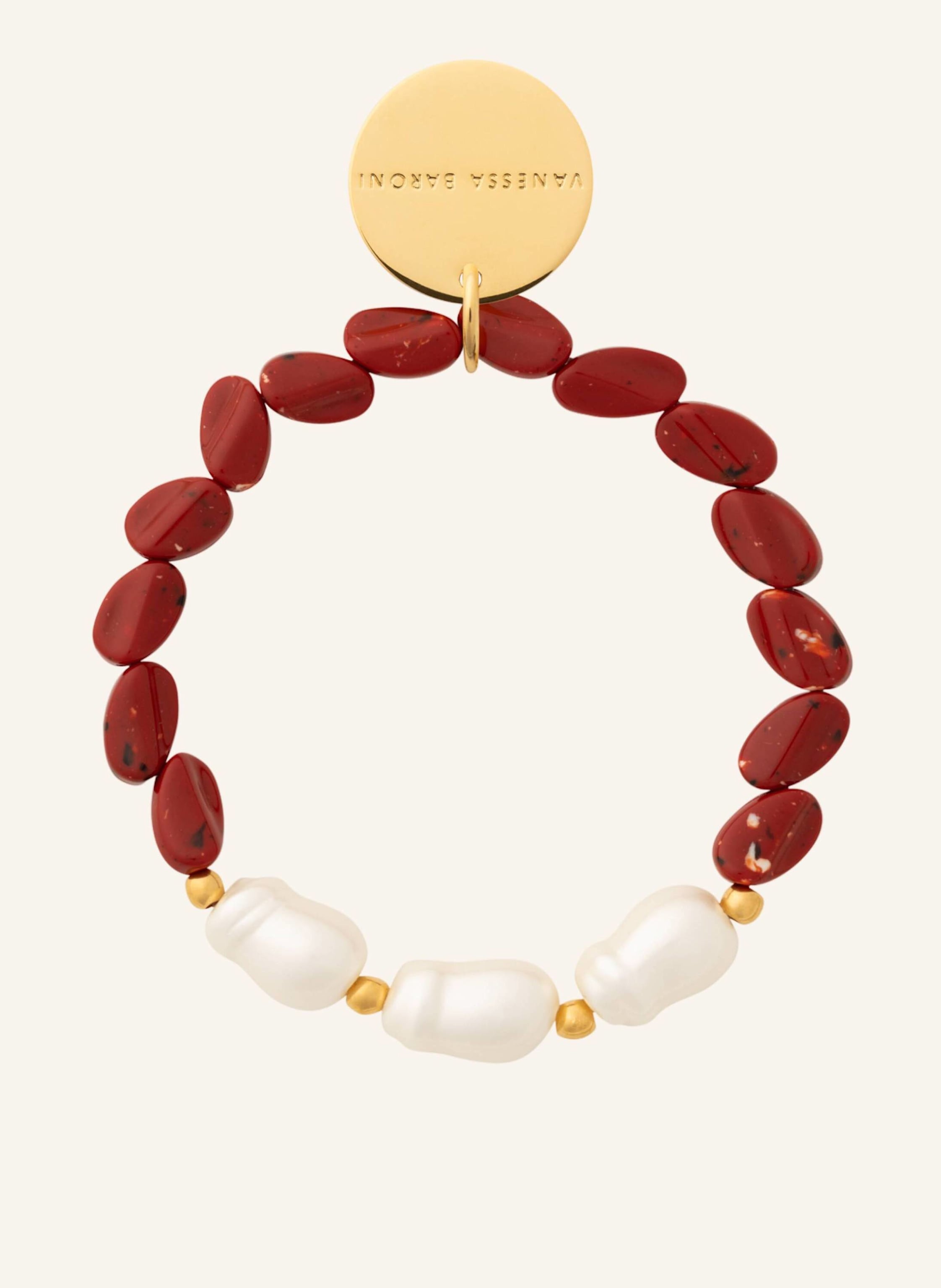 VANESSA BARONI Armbänder BEACH ORGANIC FLEX BRACELET CORAL by GLAMBOU