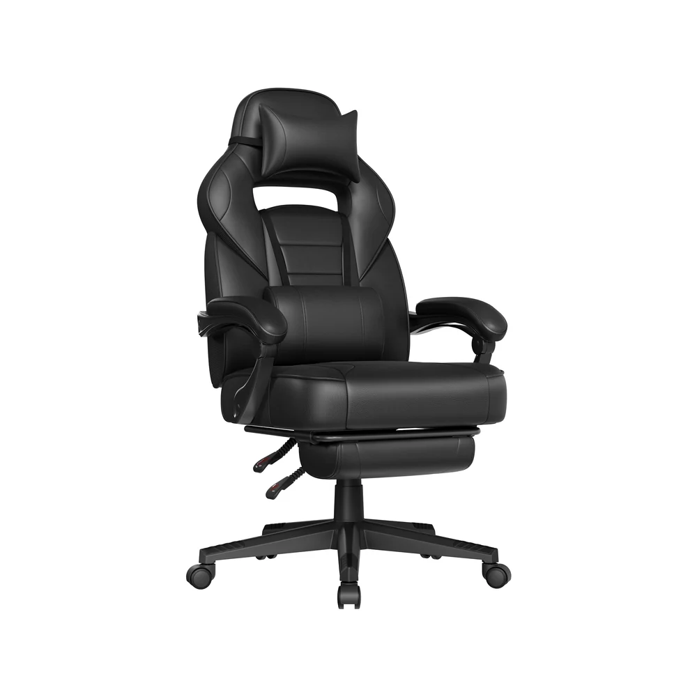 Chaise gaming avec repose-pieds