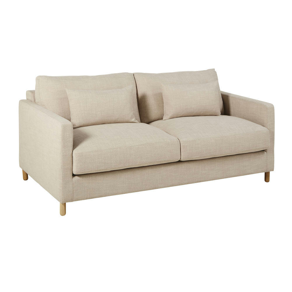 Julian - Canapé 3 places beige
