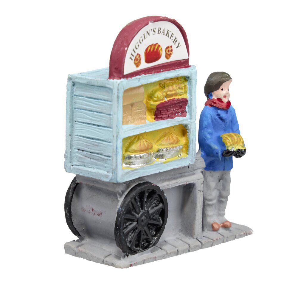 Décor village de No&euml;l figurines scènes diverses H7cm (6 modèles)