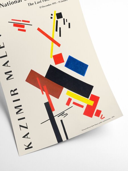 PSTR studio - Kazimir Malevich - Futurist Exhibition