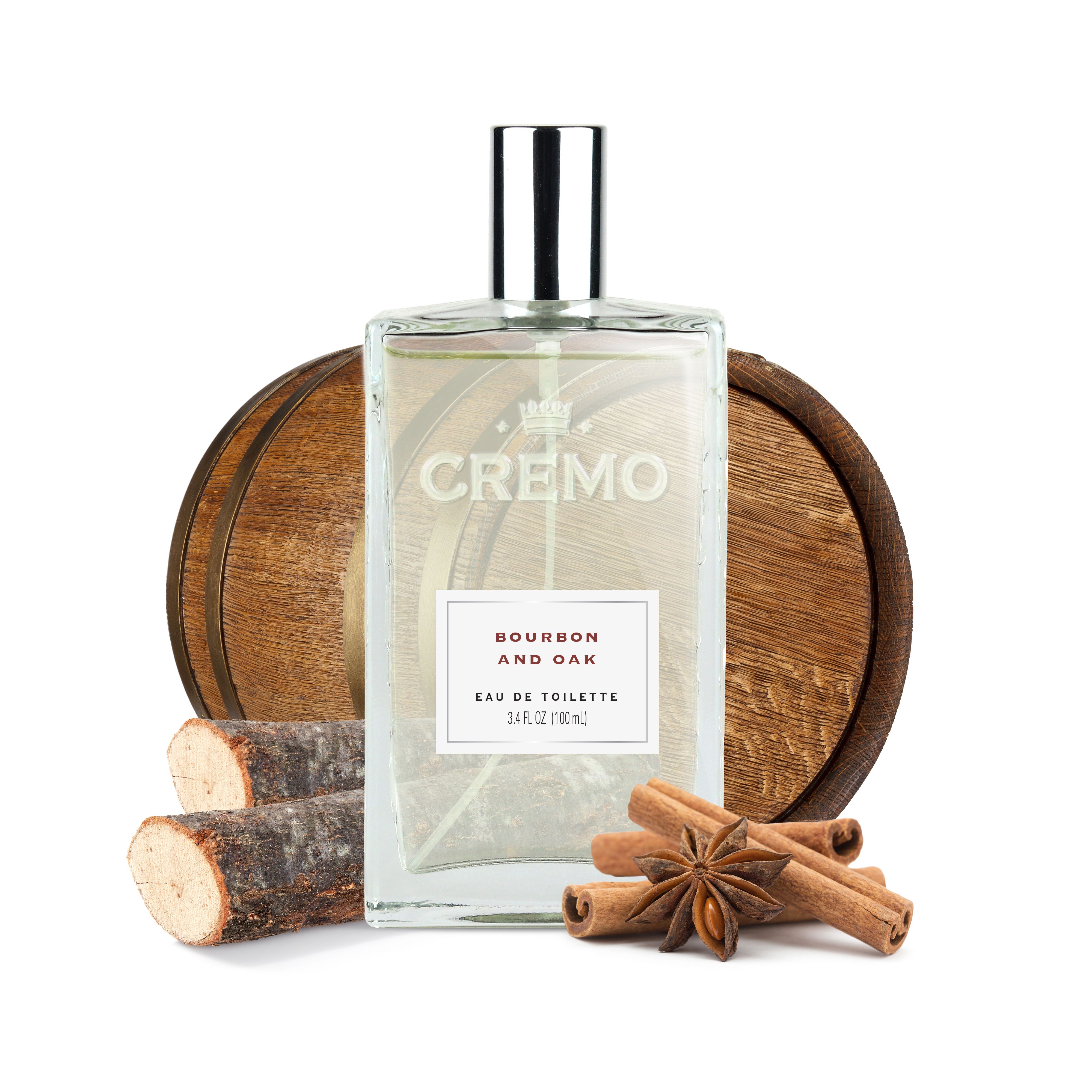 Cremo Eau De Toilette For Men Bourbon & Oak - 100ml