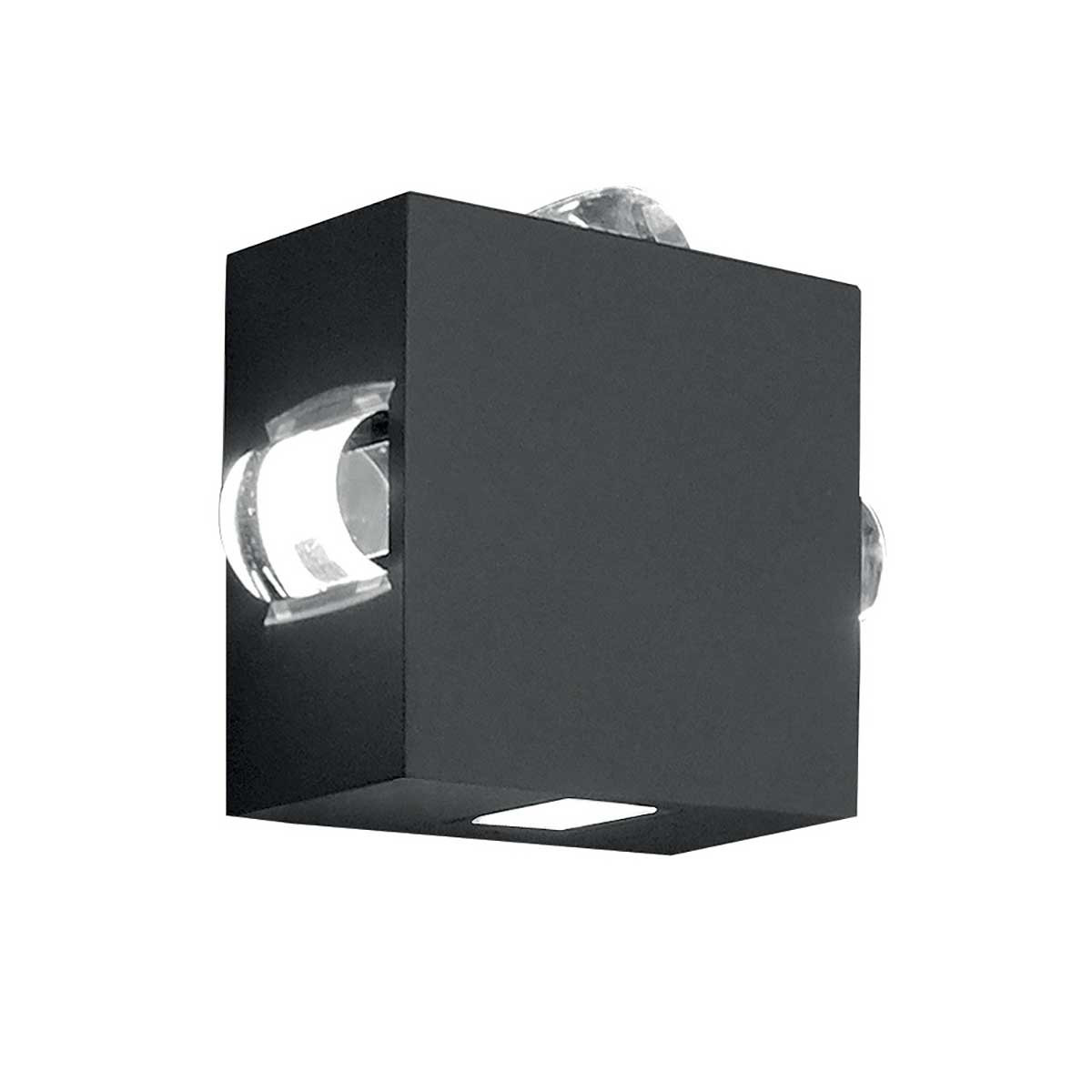 Kinkiet zewnętrzny Agner 3000K grafit LED 4x10W 4x55lm IP54 Elstead