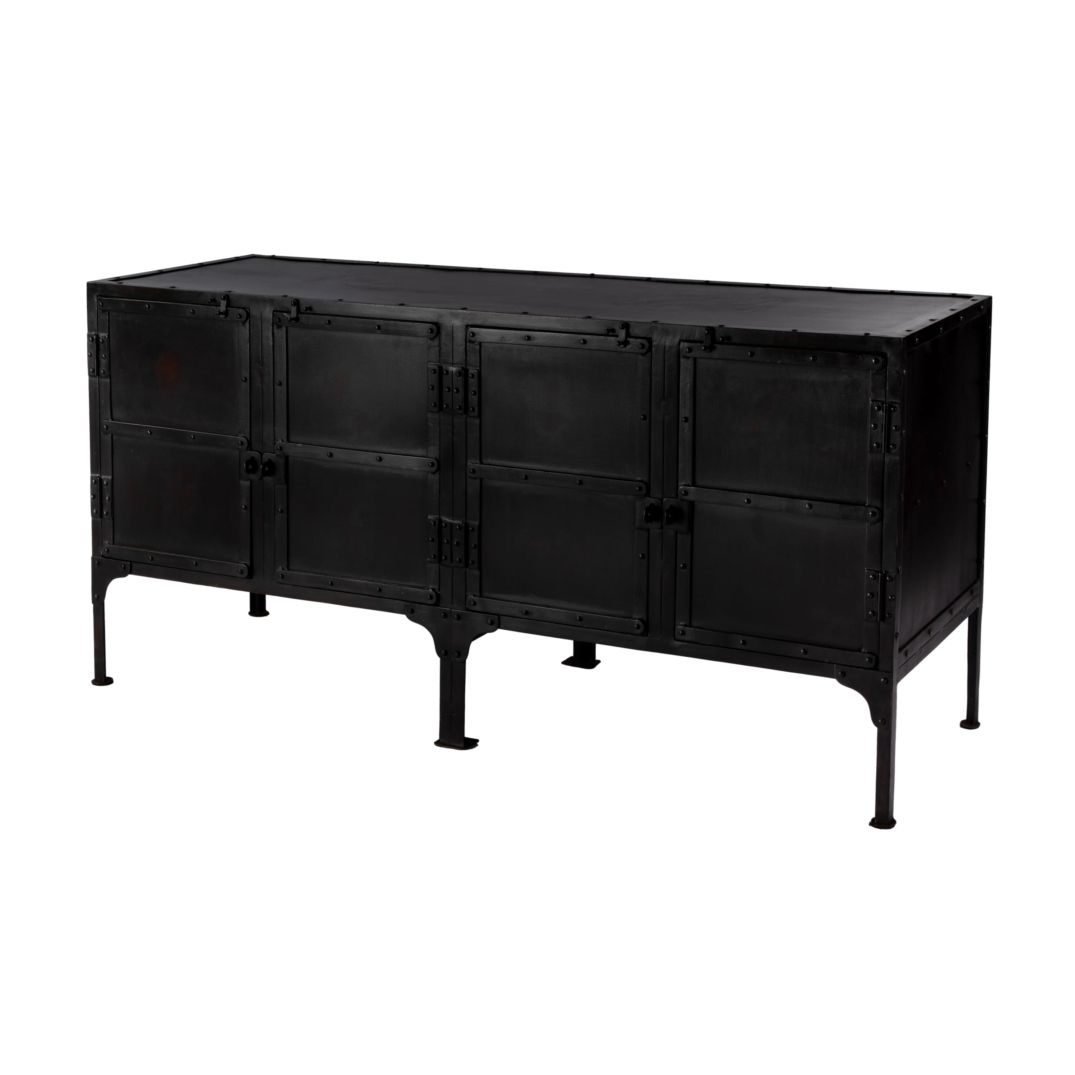 Owen Industrial Chic Metal Console Cabinet
