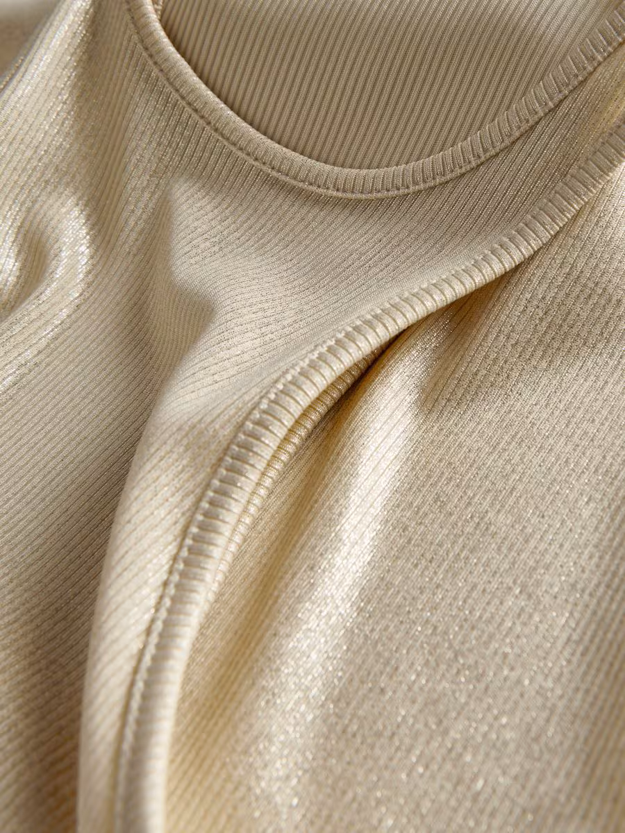 Metallic Effect Top