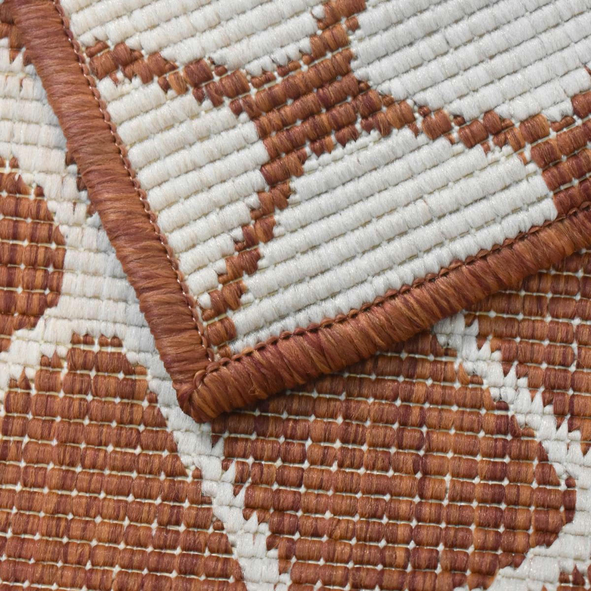 EXT DORBA REVERSIBLE - Tapis extérieur marron 160x230