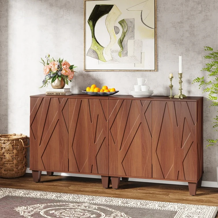 Large Sideboard Vintage Buffet Cabinet for Kitchen Dining Room