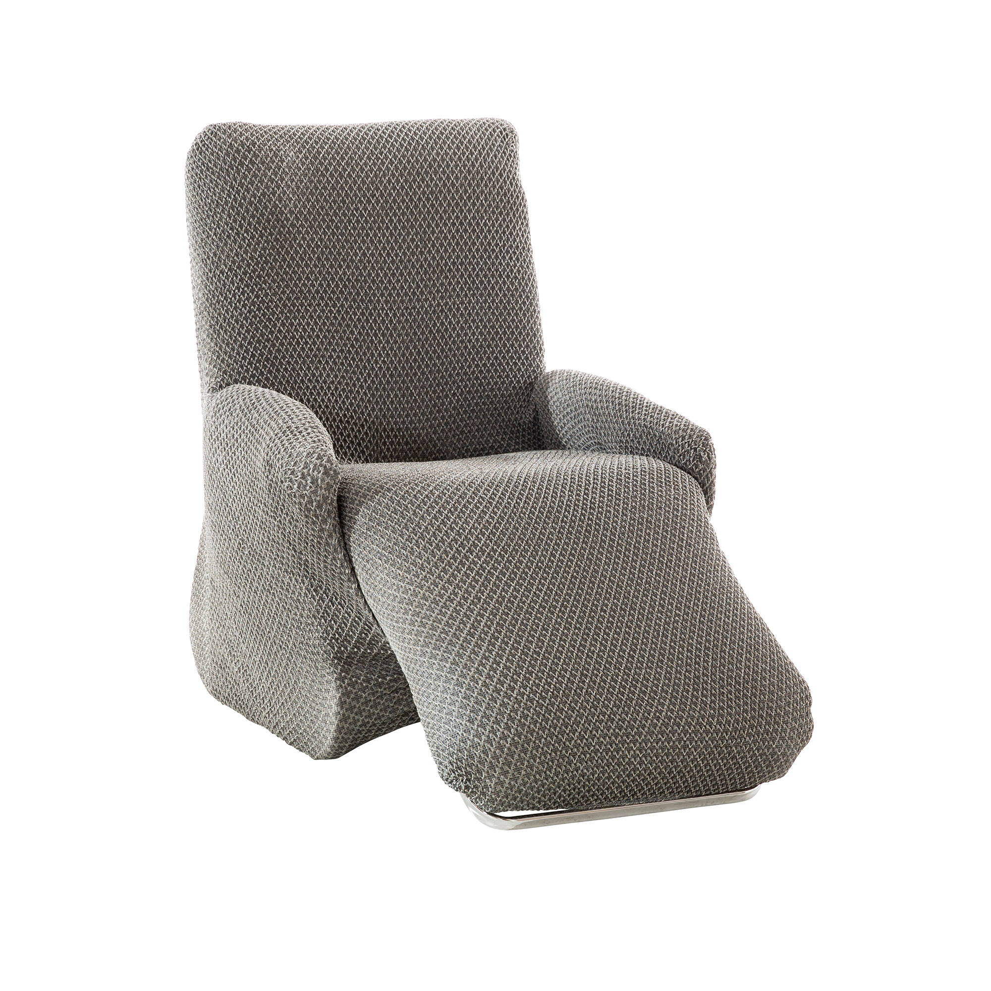 Housse texturée bi-extensible spéciale fauteuil relax