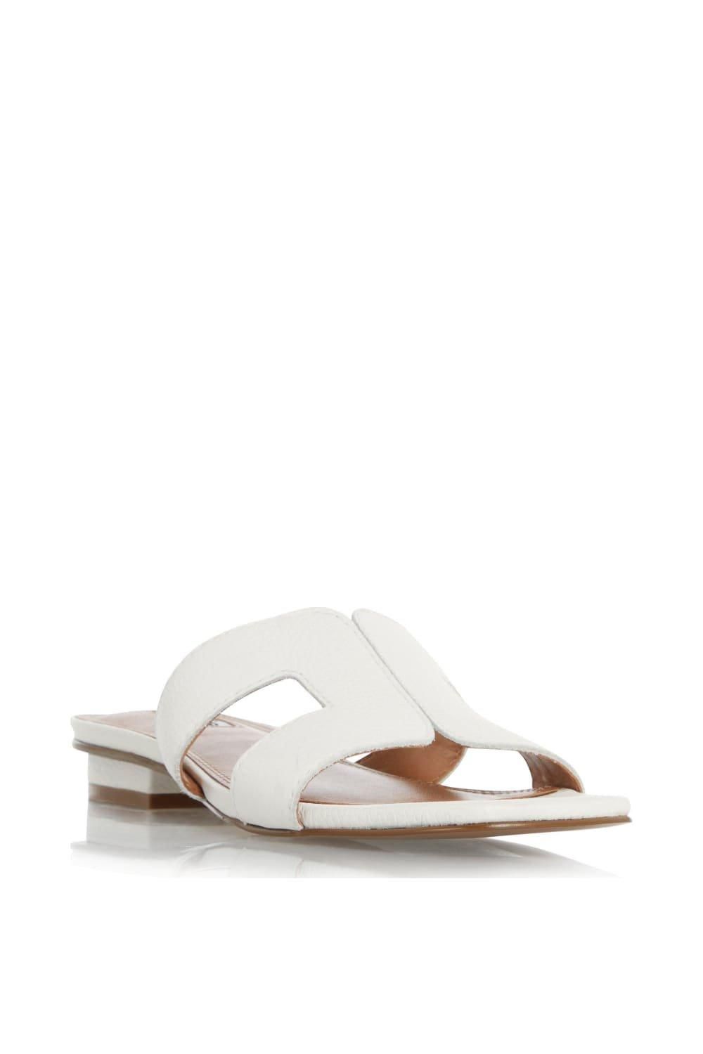 Dune London Loupe' Leather Sliders