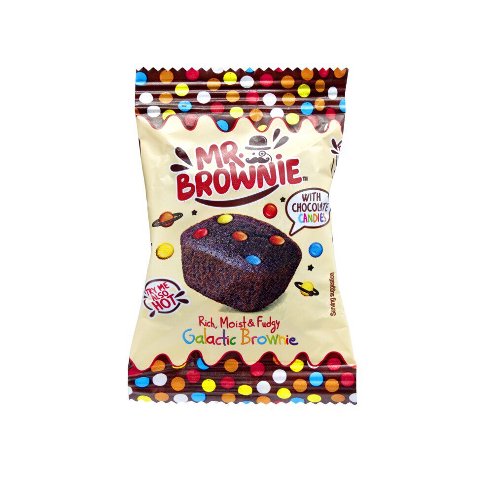 Gâteau Mr Brownie dans trousse Chocolate et Galactic 8 sachets individuels