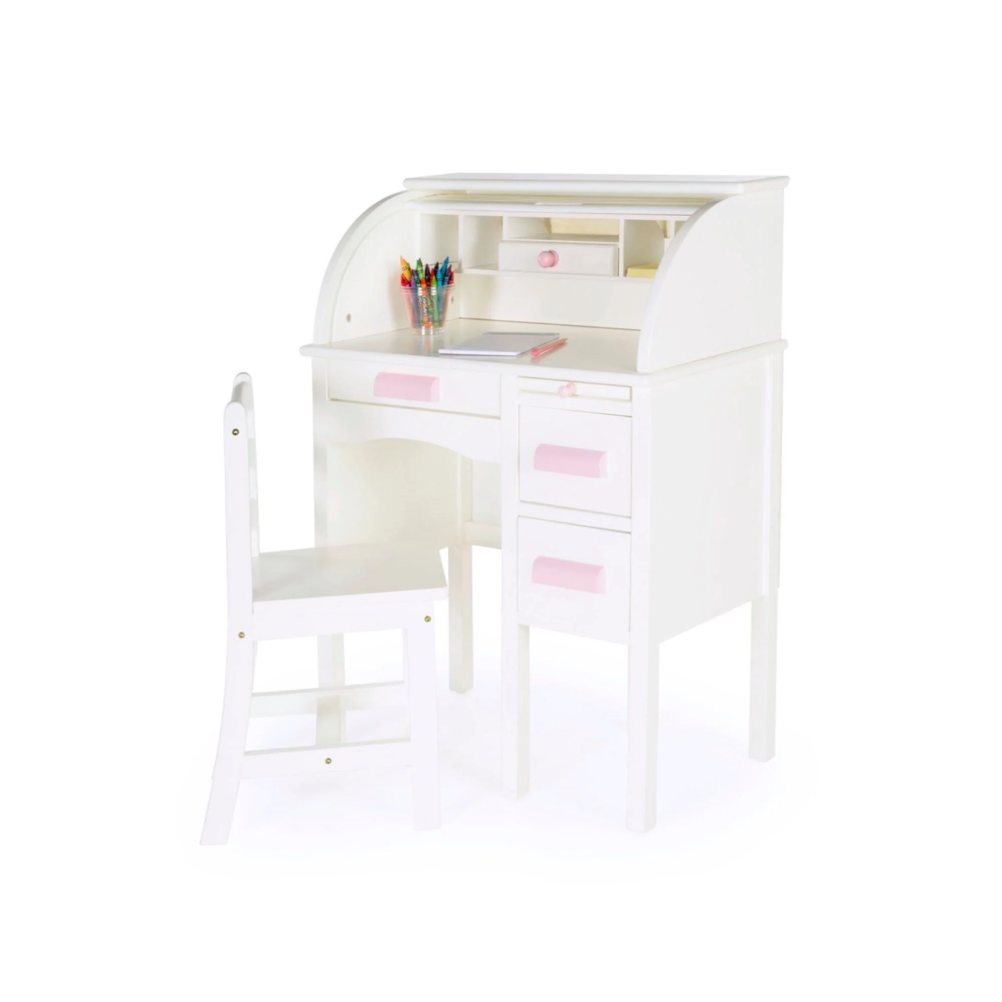 Jr Rolltop White Desk