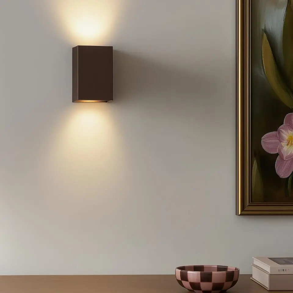 Qazqa up? en downlight lamp sandy bronskleurig gu10