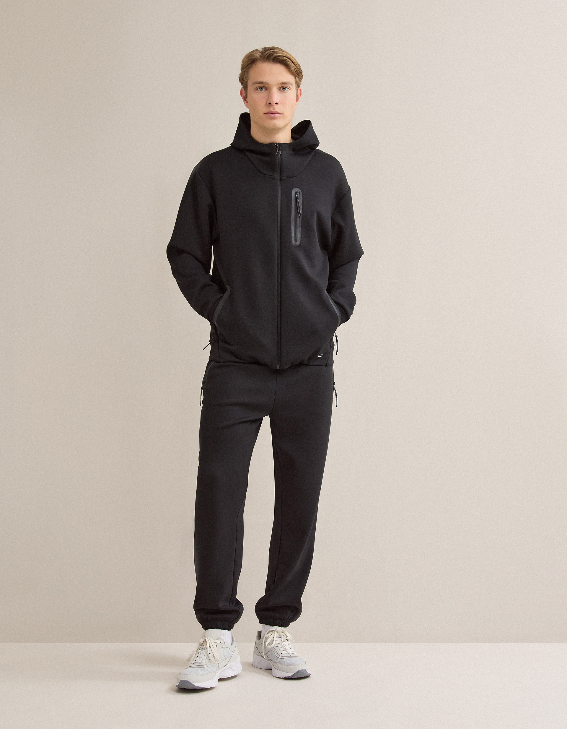 Joggers de Felpa, Homem, Preto