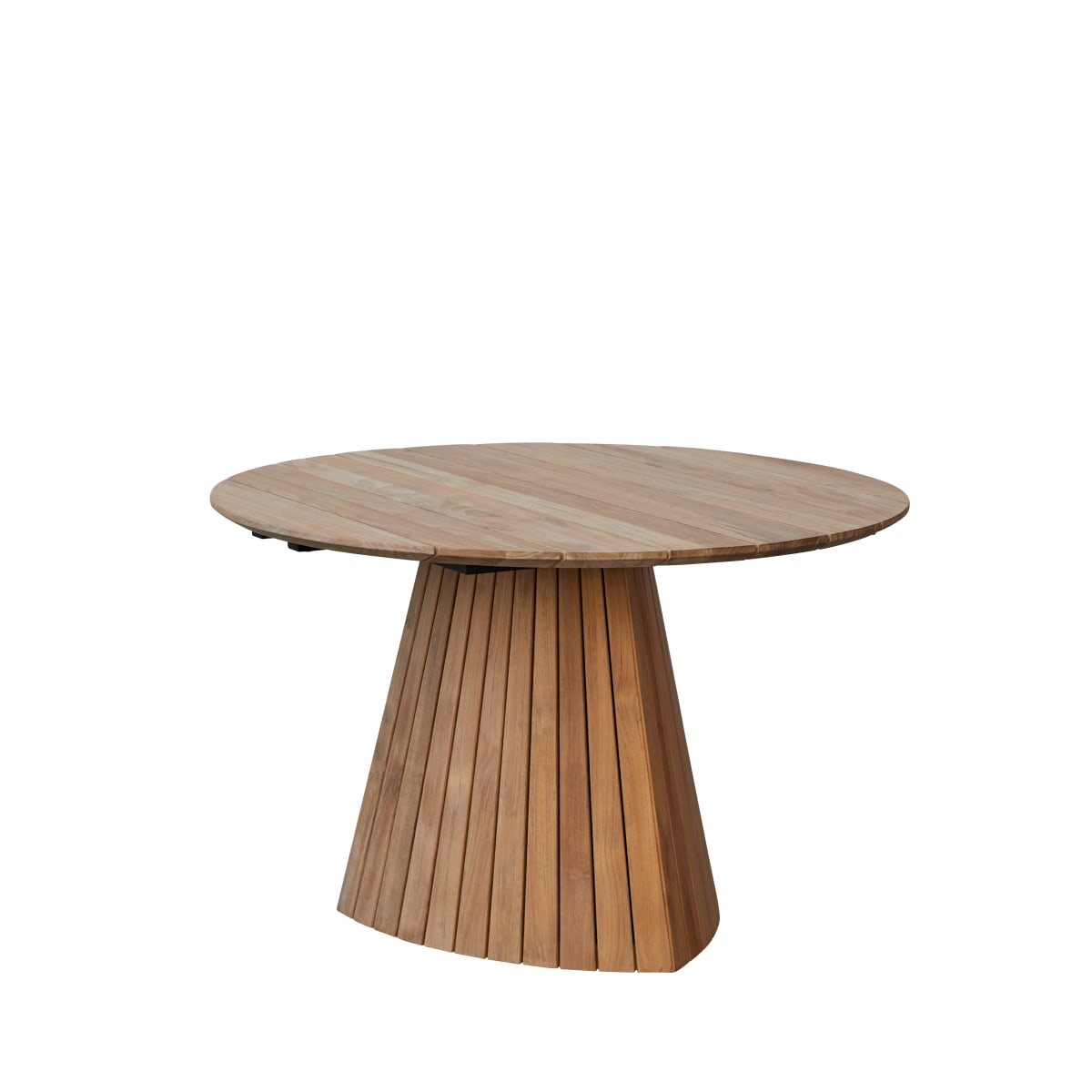 Tikamoon - Ronde tuintafel van massief teakhout voor 6 personen