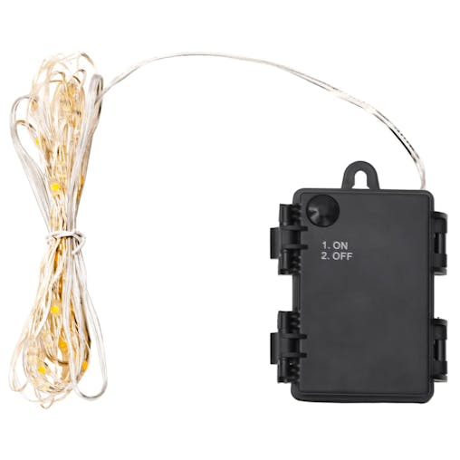 NNEVL LED String Lights with 66 LEDs and Fan 660 cm