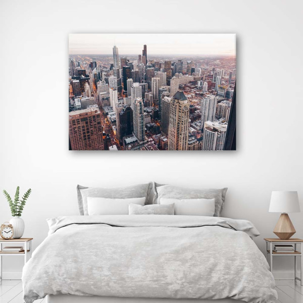 Feeby Obraz na płótnie Chicago miasto architektura 60x40