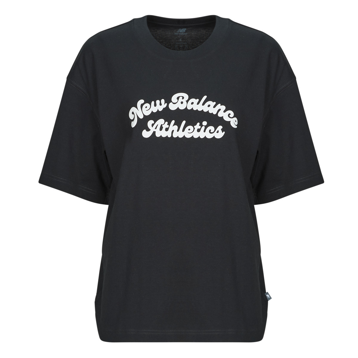 New Balance - LINEAR HERITAGE OVERSIZED T-SHIRT - Black
