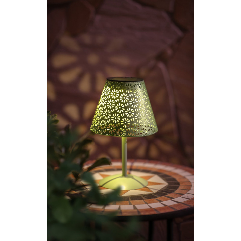 Lampe de table LED solaire Solar vert pastel 0,2 W EGLO
