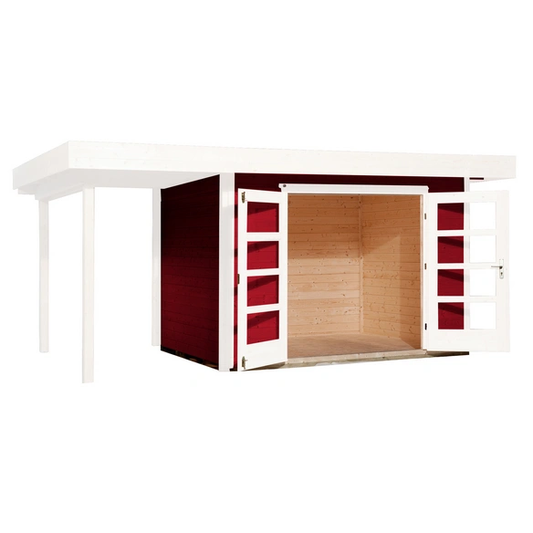 Gartenhaus »126 A Gr.2«, Holz, BxHxT: 500 x 226 x 375 cm (Außenmaße inkl. Dachüberstand)