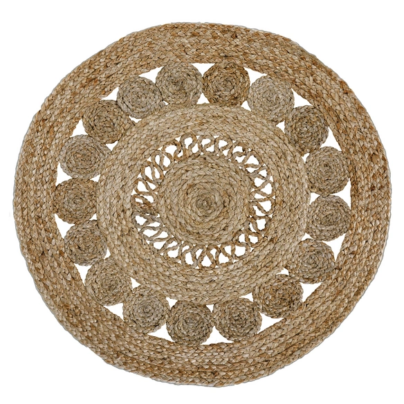 Teppich »Balo«, BxL: 80 x 80 cm, creme/beige