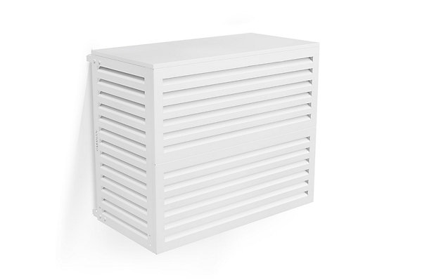 Cache clim aluminium blanc Aneto - taille L