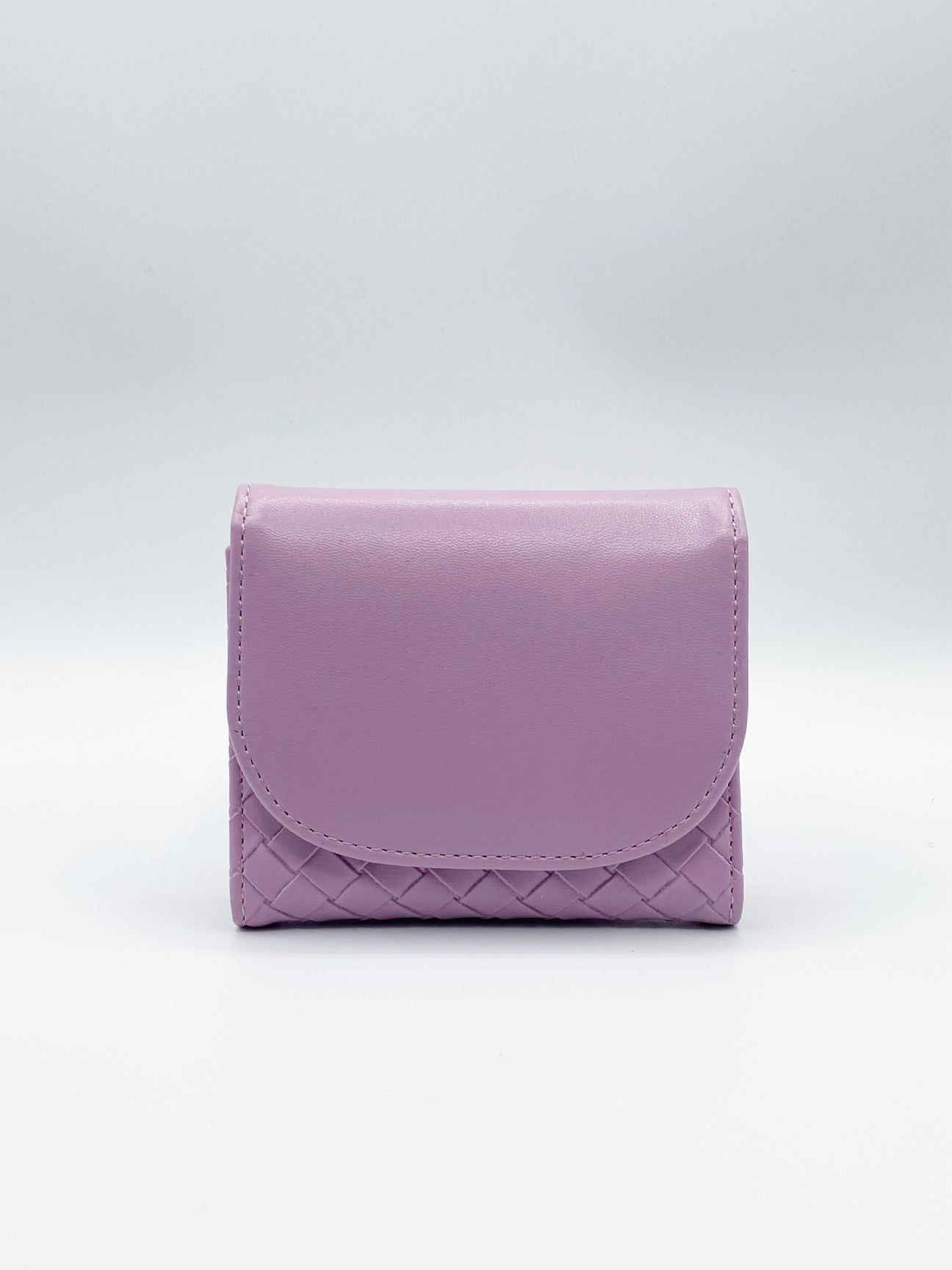 SVNX PU Leather Woven Purse