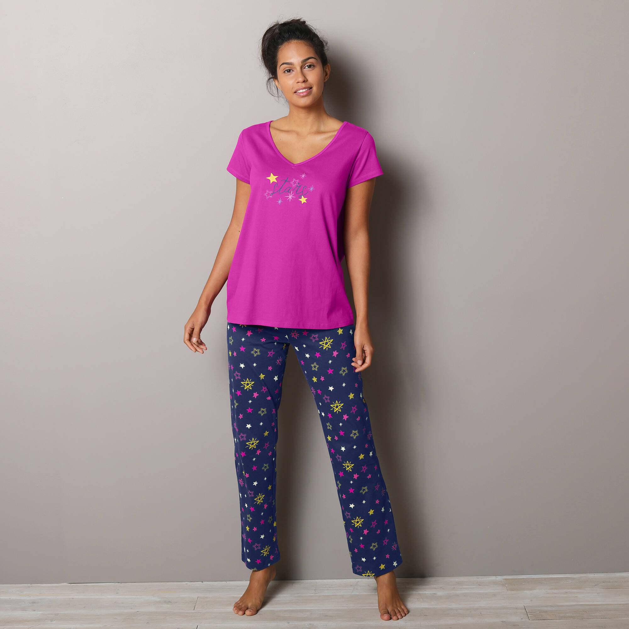 T-shirt de pyjama manches courtes imprimé Estrella