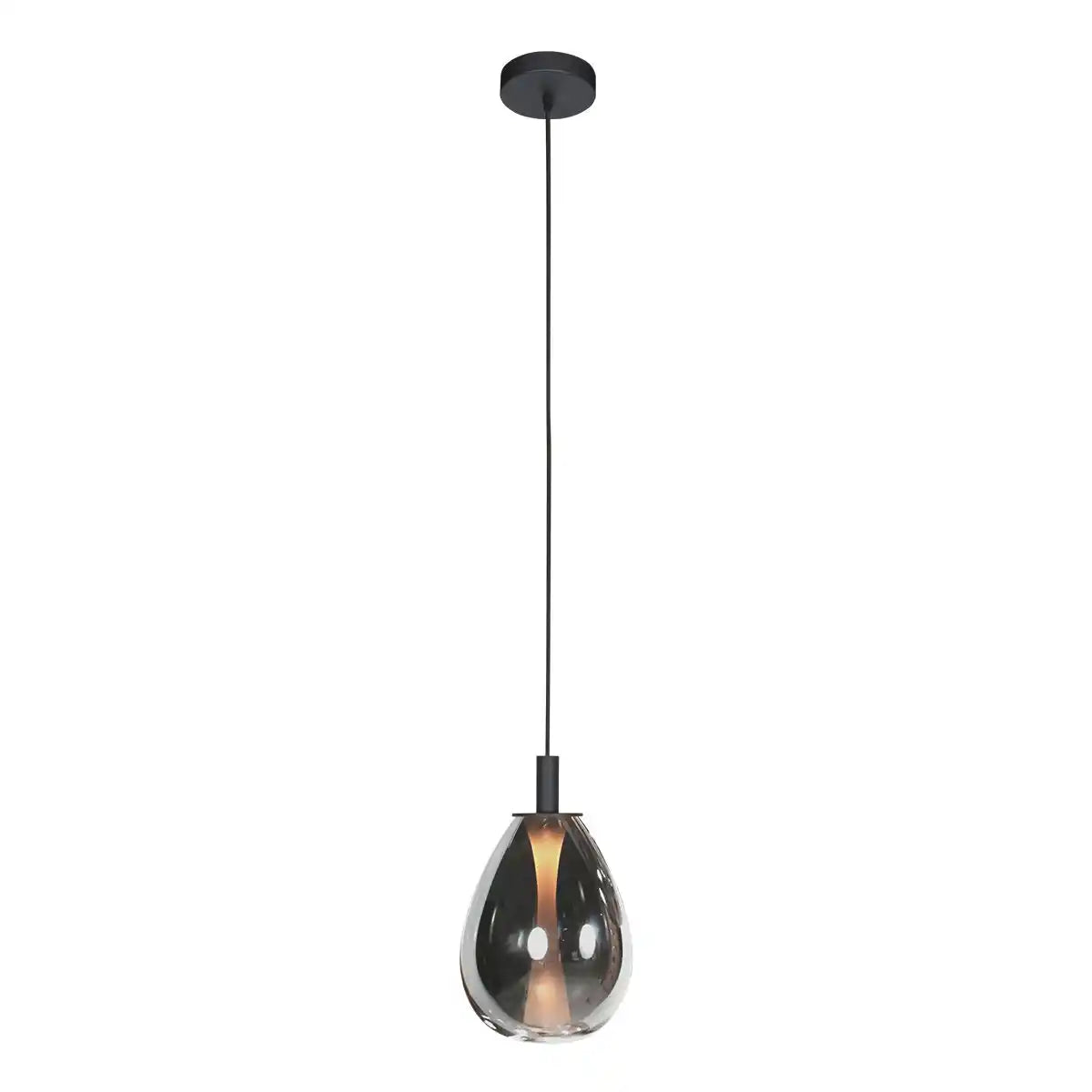 Steinhauer hanglamp Glimsy - 1 lichts - 22 x 190  cm - zwart
